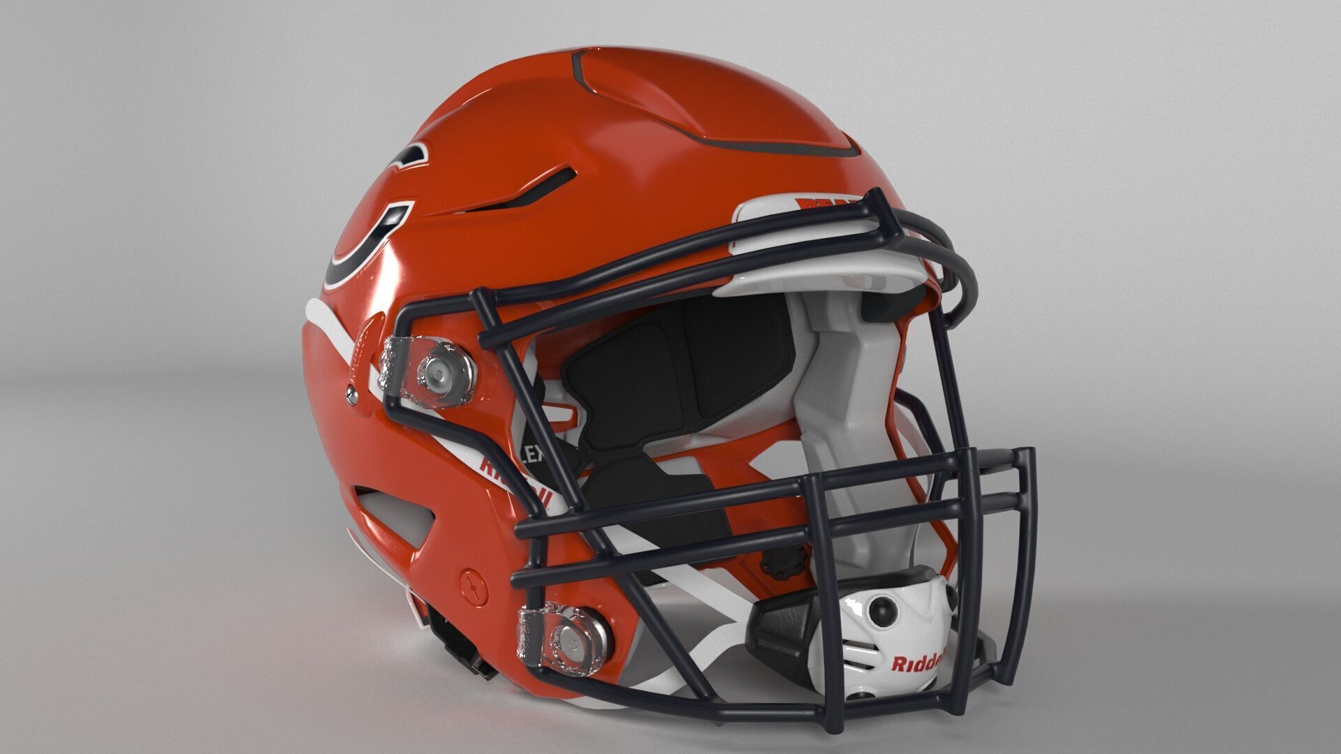 CHICAGO BEARS Helmet Football NFC NORTH PBR updated 2025 3D model_1