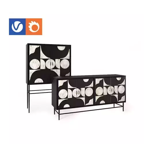 Vical Home - Athy Sideboard and Wardrobe