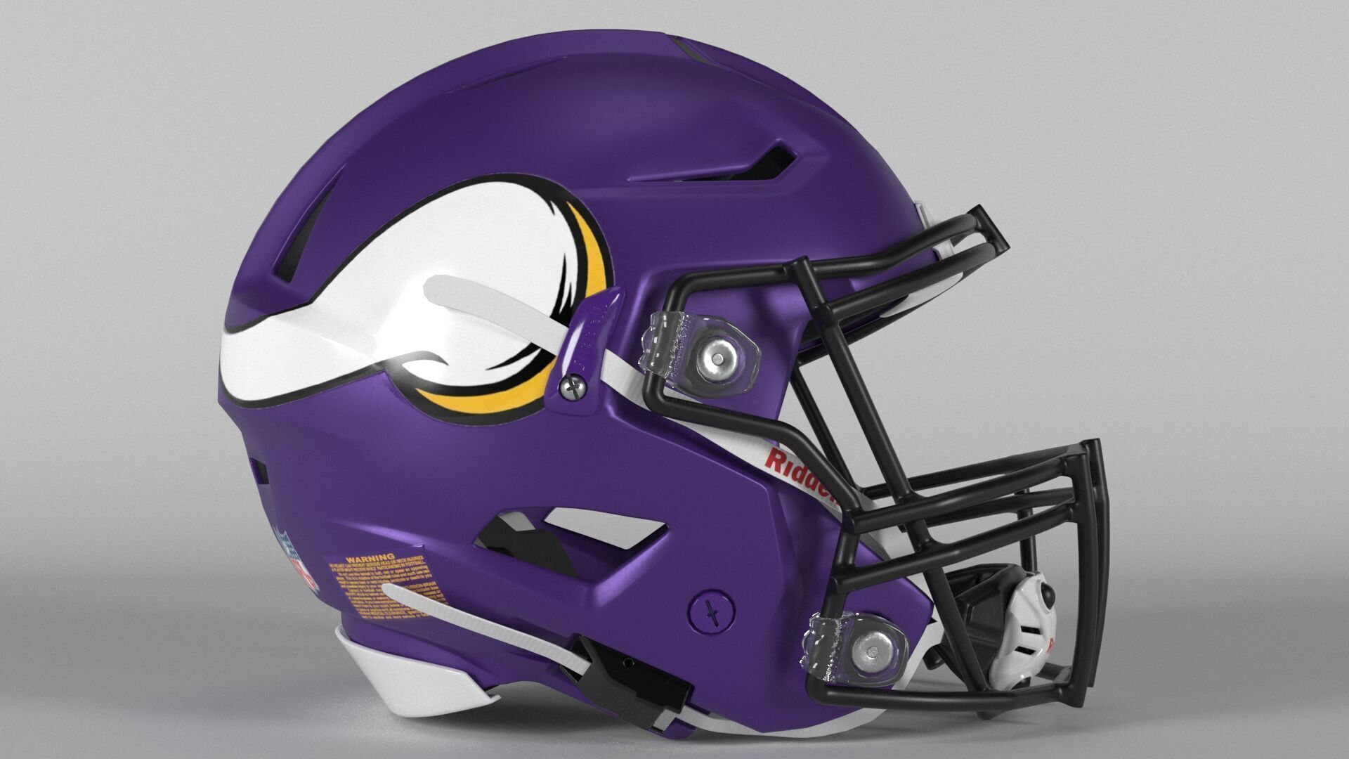 MINNESOTA VIKINGS Helmet Football NFC NORTH PBR updated 2025 3D model_2