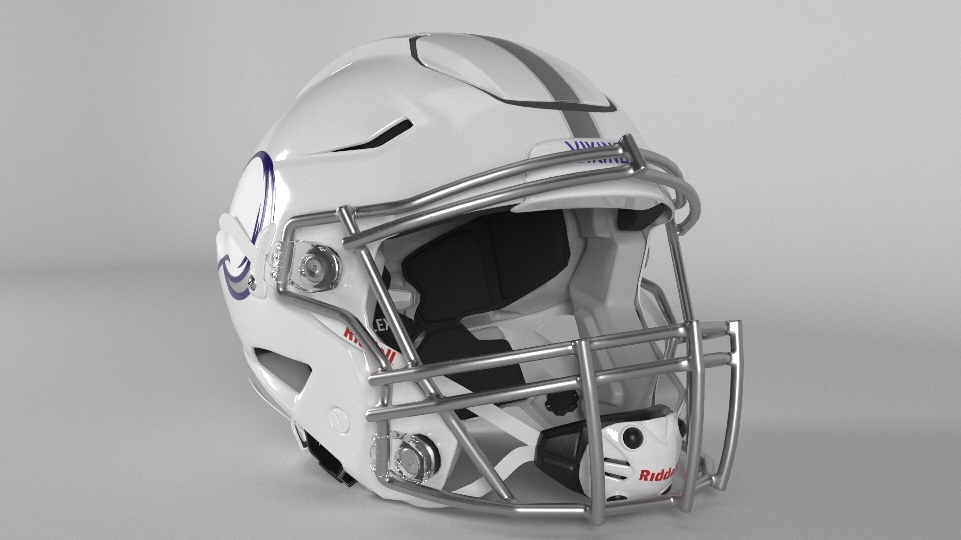 MINNESOTA VIKINGS Helmet Football NFC NORTH PBR updated 2025 3D model_1
