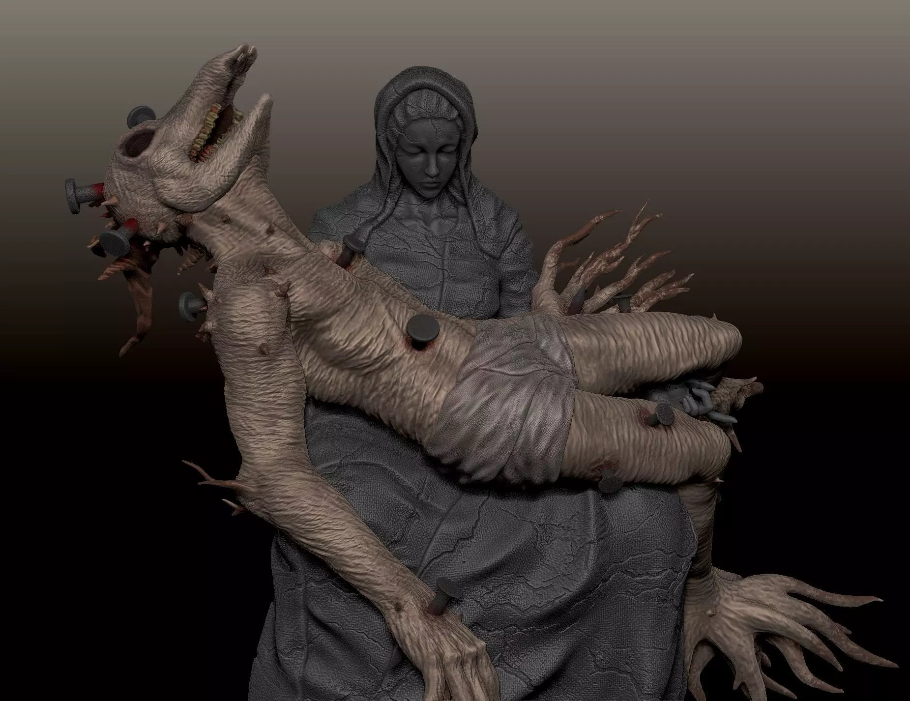 Ten Piedad from Blasphemous 3D print model_0