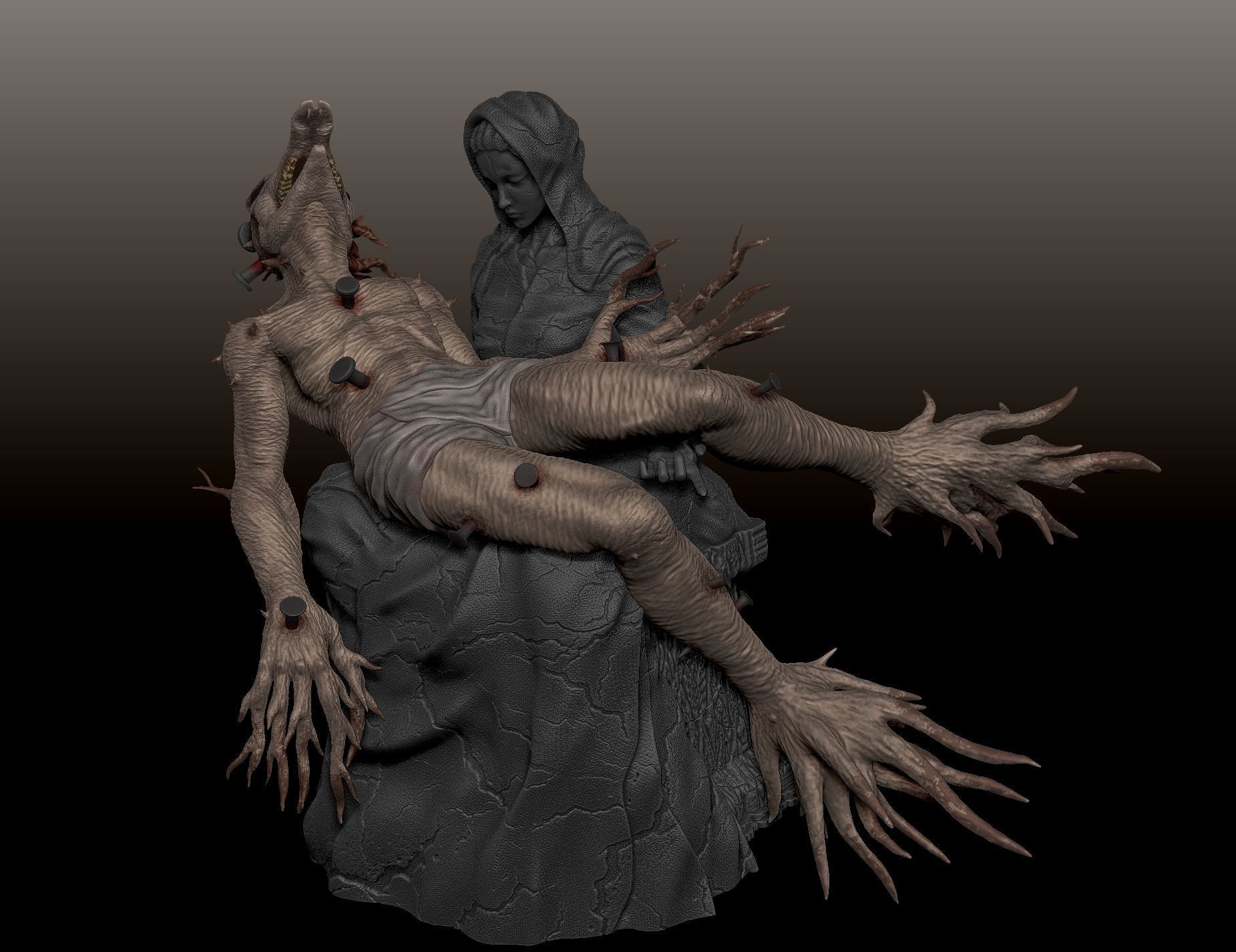 Ten Piedad from Blasphemous 3D print model_2