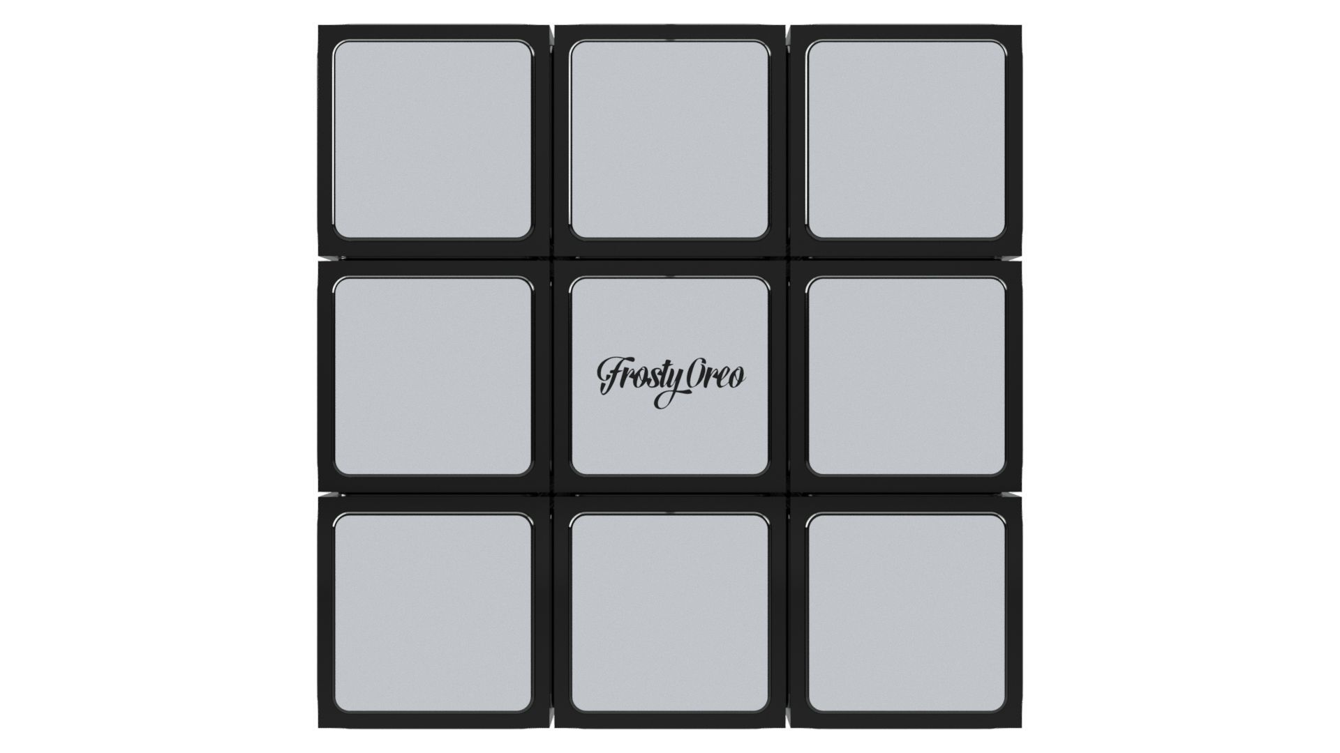 Quality Rubiks Cube 3D model_1