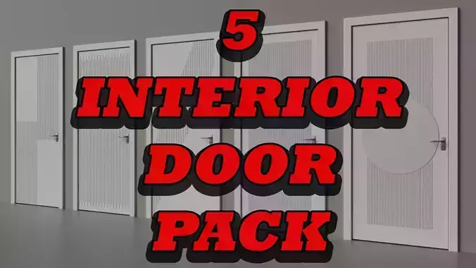 Interior Door Design 20-25 3D model
