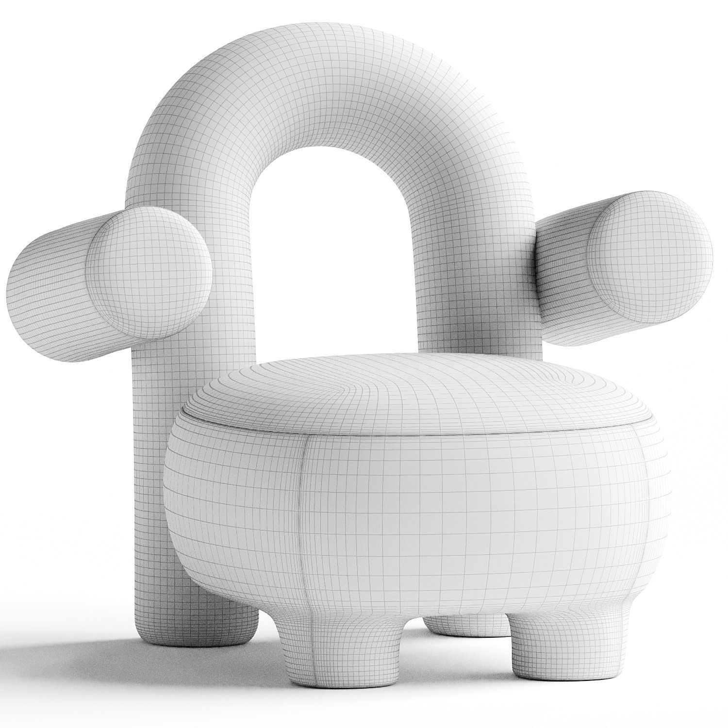 Tutaller Design POLTRONA FOLK 3D model_3