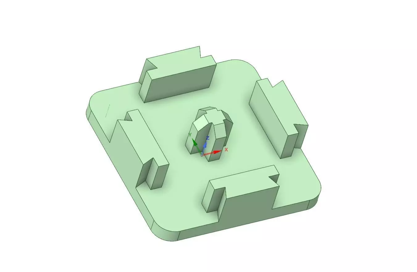 Cap end for 3030 Aluminum Extrusion Bars 3D print model_0