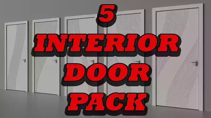 Interior Door Design 25-30 3D model
