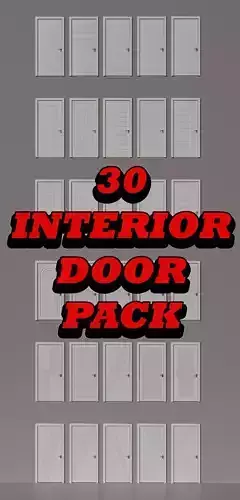 Interior Door Design 1-30 3D model