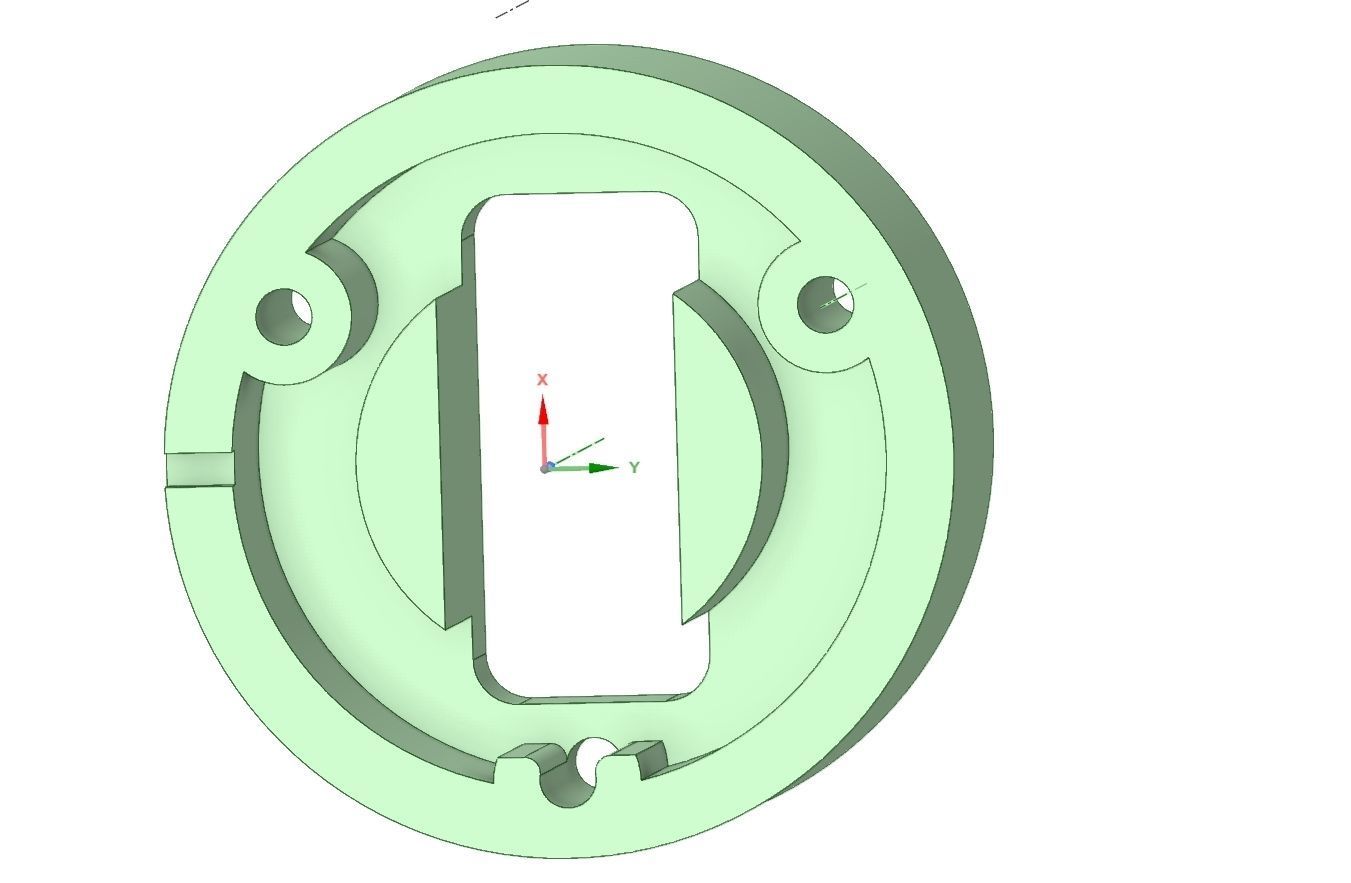 Anderson Plug Mount for Trailer Charge Towing 3D print model_2