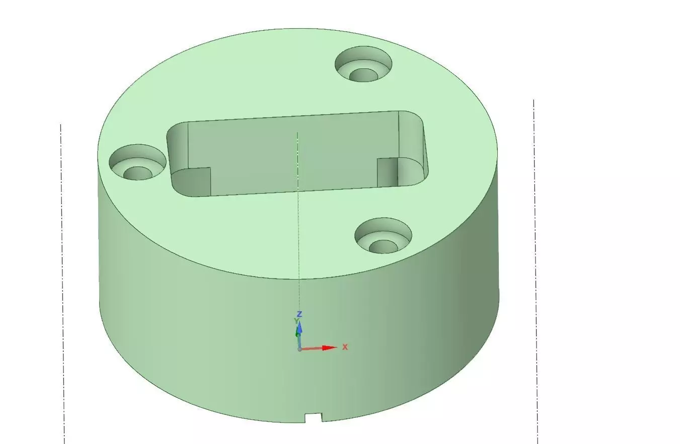 Anderson Plug Mount for Trailer Charge Towing 3D print model_0