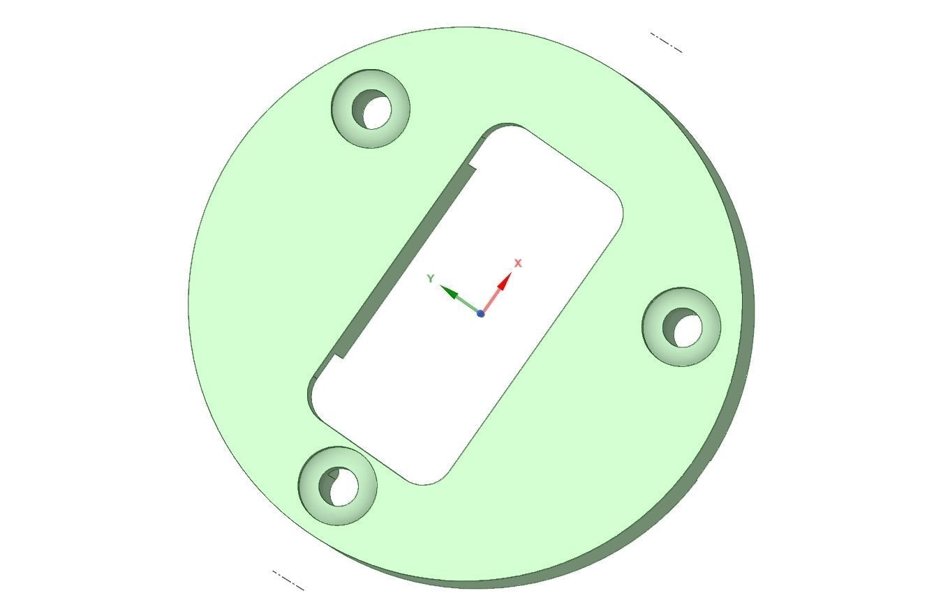 Anderson Plug Mount for Trailer Charge Towing 3D print model_1