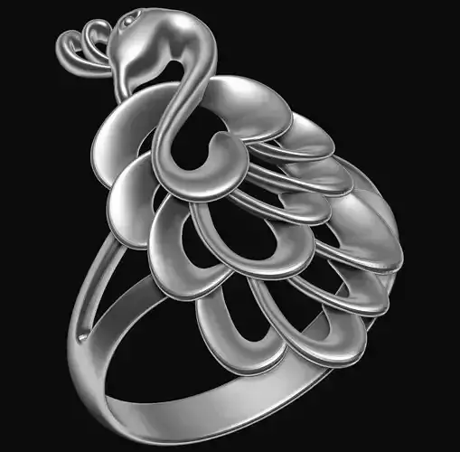 Peacock Ring