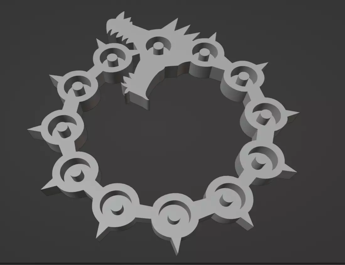 dragon symbol - Nanatsu no taizai 3D print model