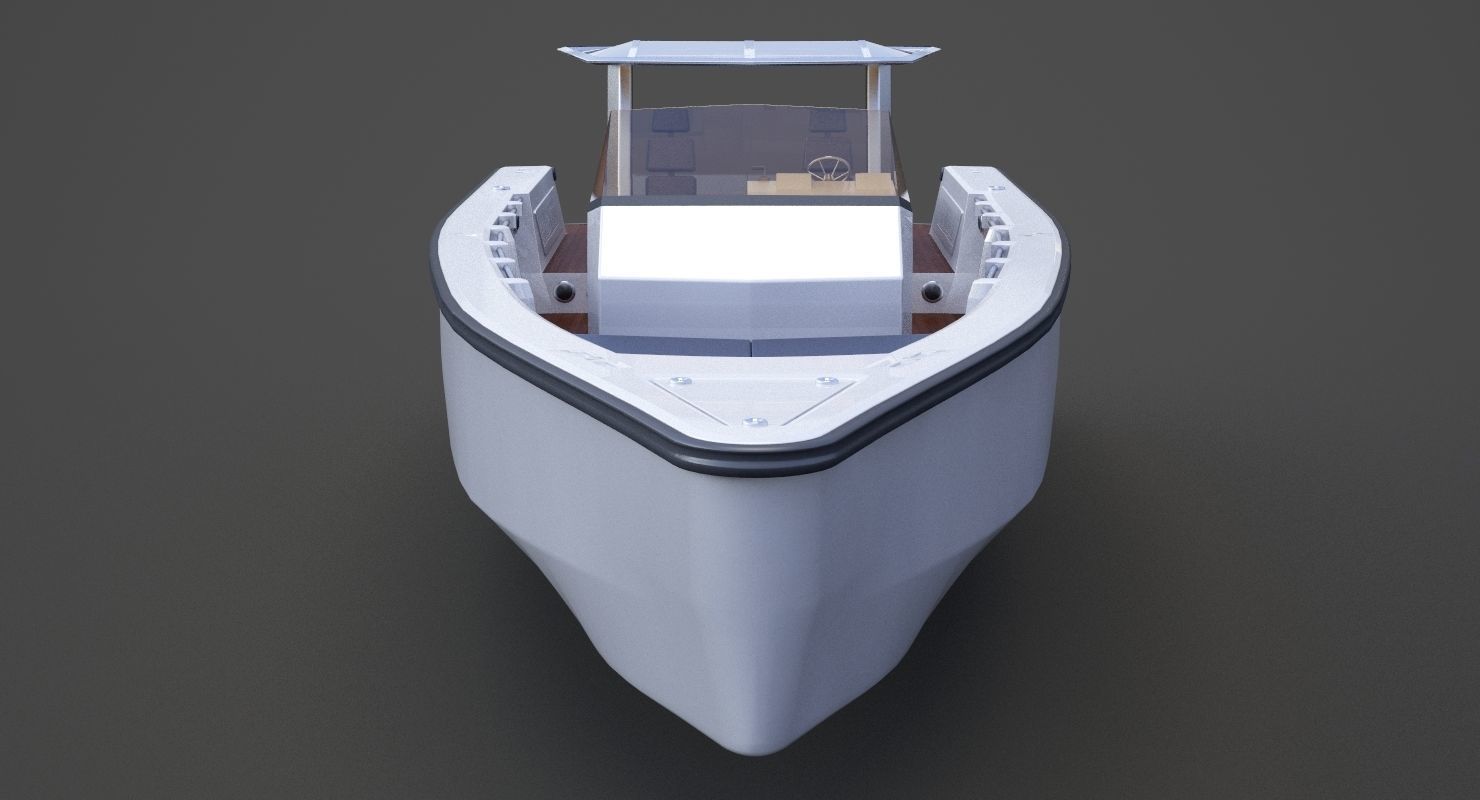 Motor Boat 04 3D model_2