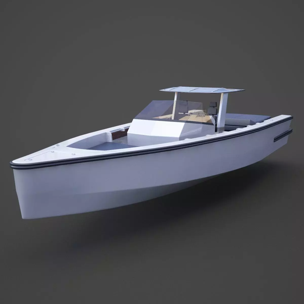 Motor Boat 04 3D model_0