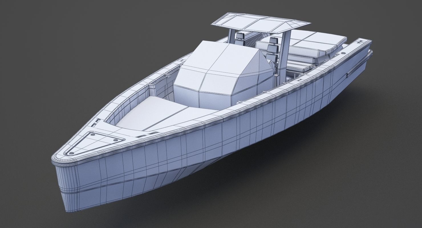 Motor Boat 04 3D model_20