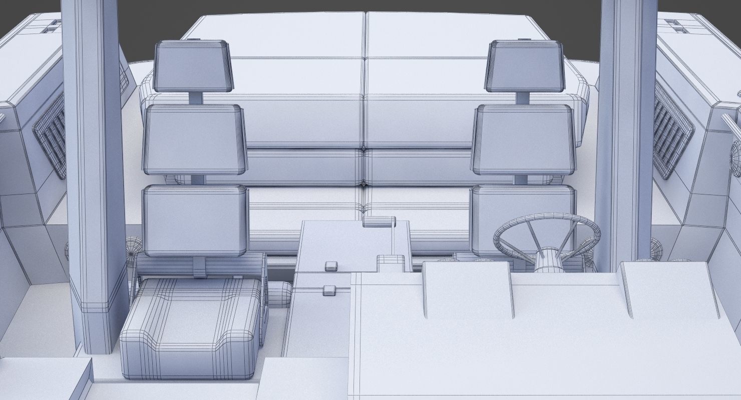 Motor Boat 04 3D model_24