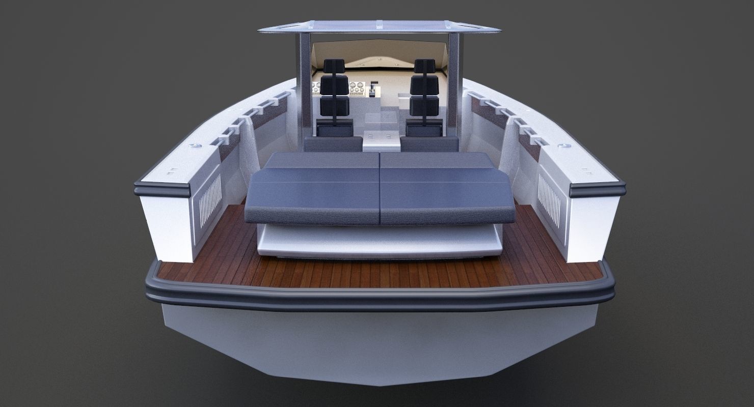 Motor Boat 04 3D model_6