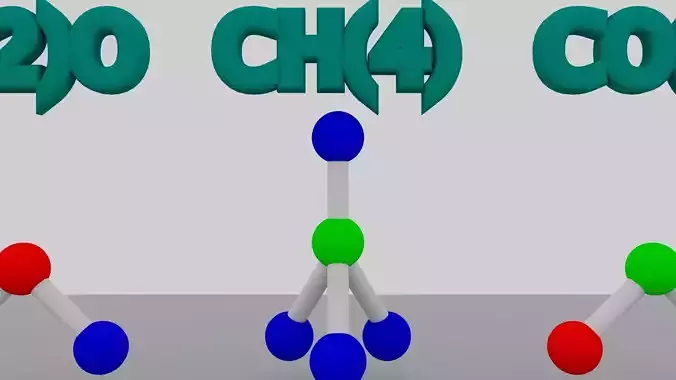 Chemical Compounds Asset Version 1 Low-poly 3D model