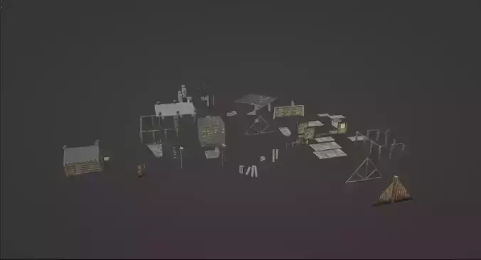 Old Dock Props for Modular Environment