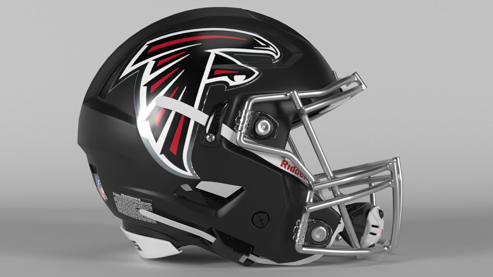 ATLANTA FALCONS Helmet Football NFC SOUTH PBR updated 2025 3D model_2
