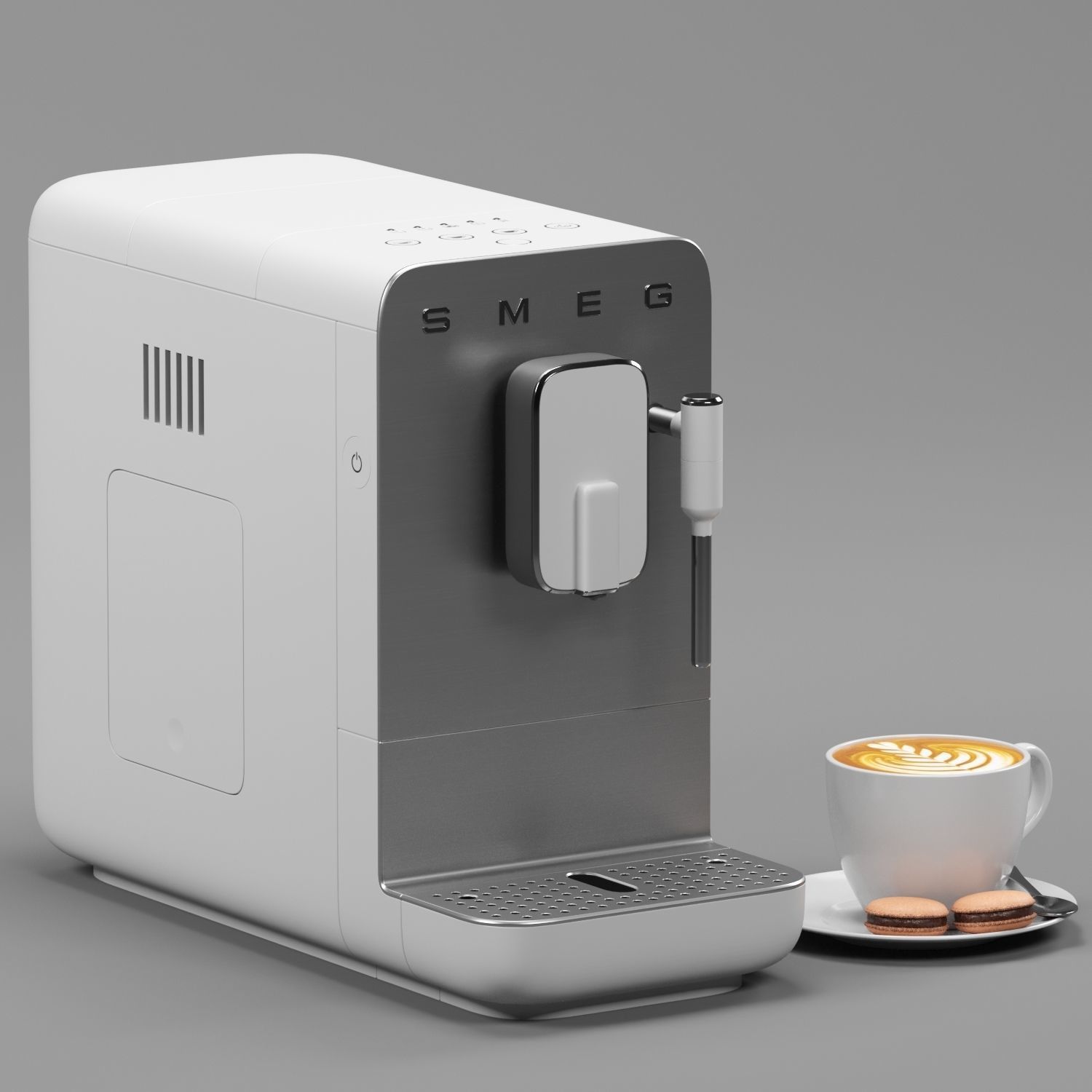 SMEG coffee machine BCC02EGMEU 3D model_5