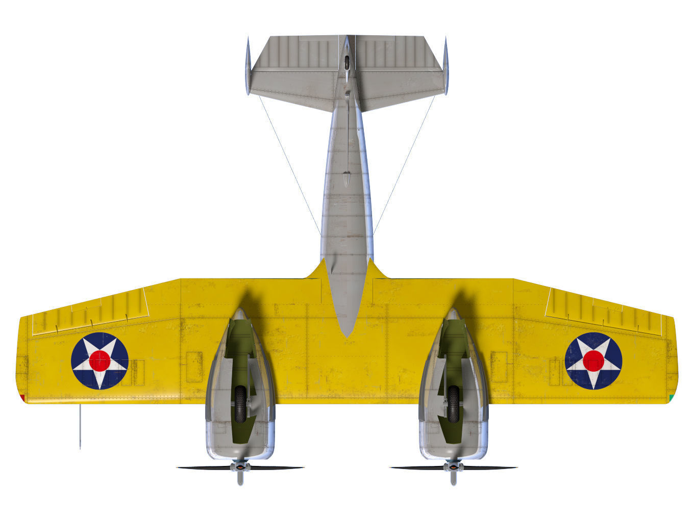 Grumman XF5F Skyrocket 3D model_14