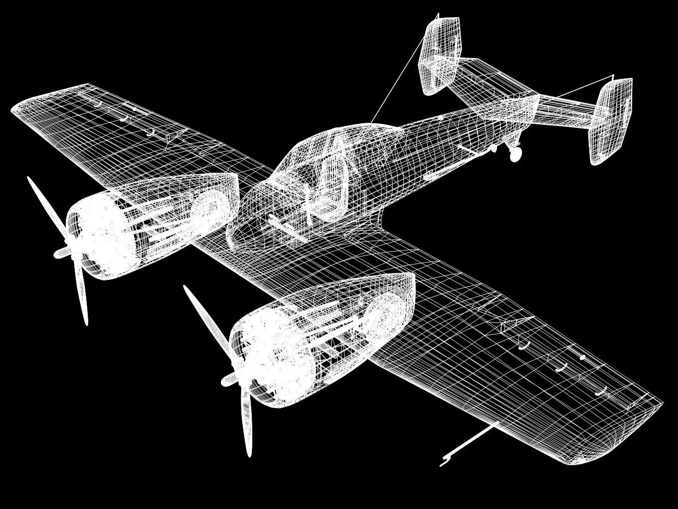Grumman XF5F Skyrocket 3D model_15