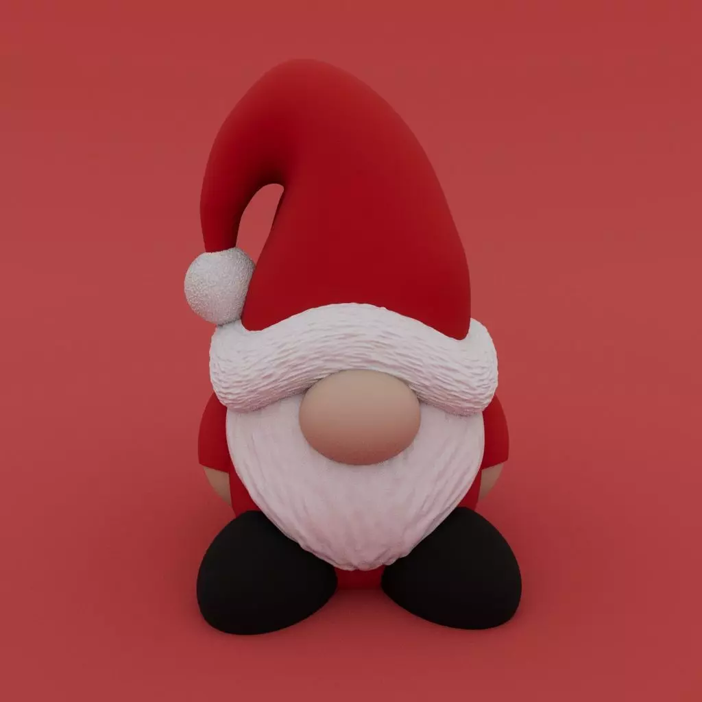 Christmas Special - Cute Gnome 3D print model_0