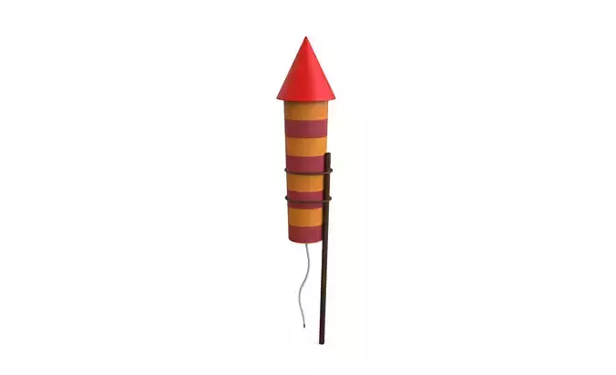 Firework rocket v001