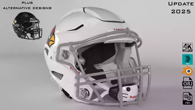 CARDINALS ARIZONA Helmet Football NFC WEST PBR udated 2025 3D model