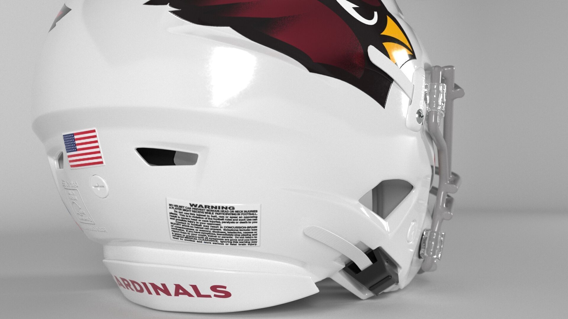 CARDINALS ARIZONA Helmet Football NFC WEST PBR udated 2025 3D model_3