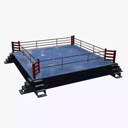 Boxing Ring Low-poly 3D model