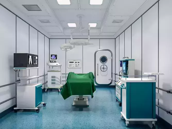Hospital operating room Interior 3D model