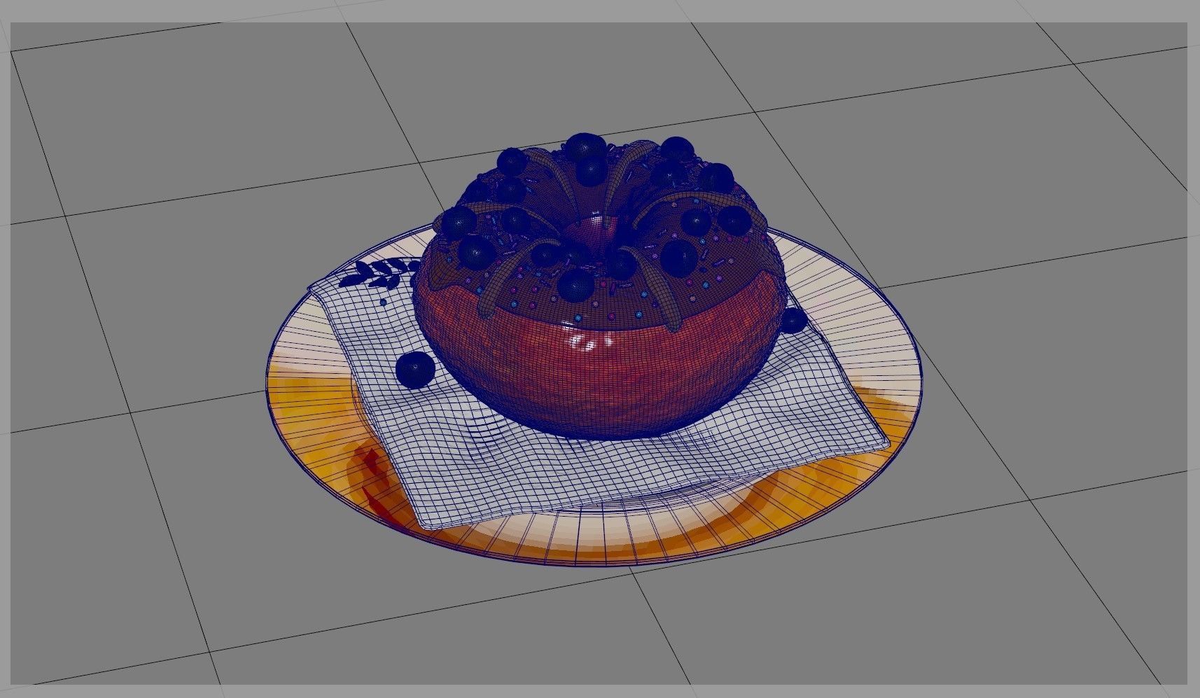 Donut third 3D model_20