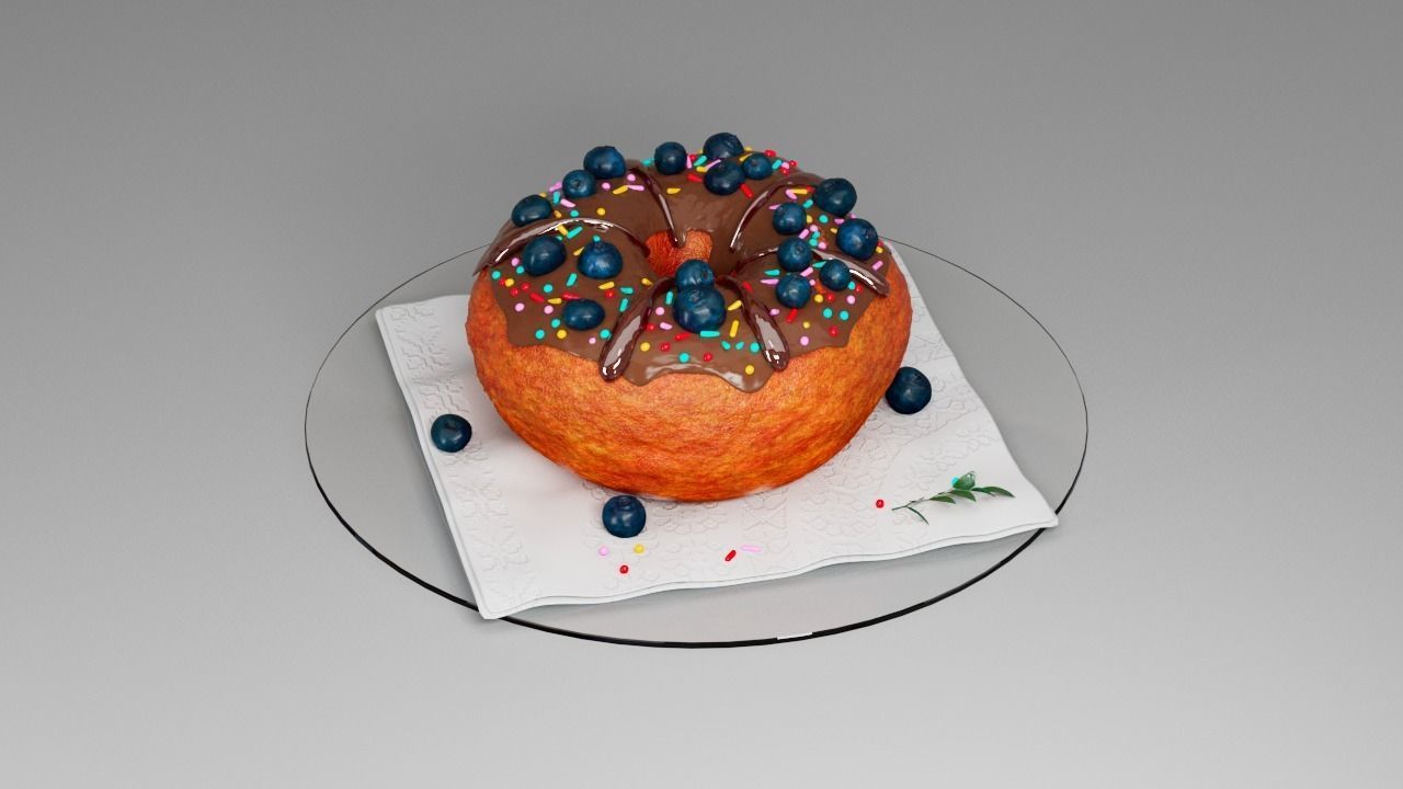 Donut third 3D model_18