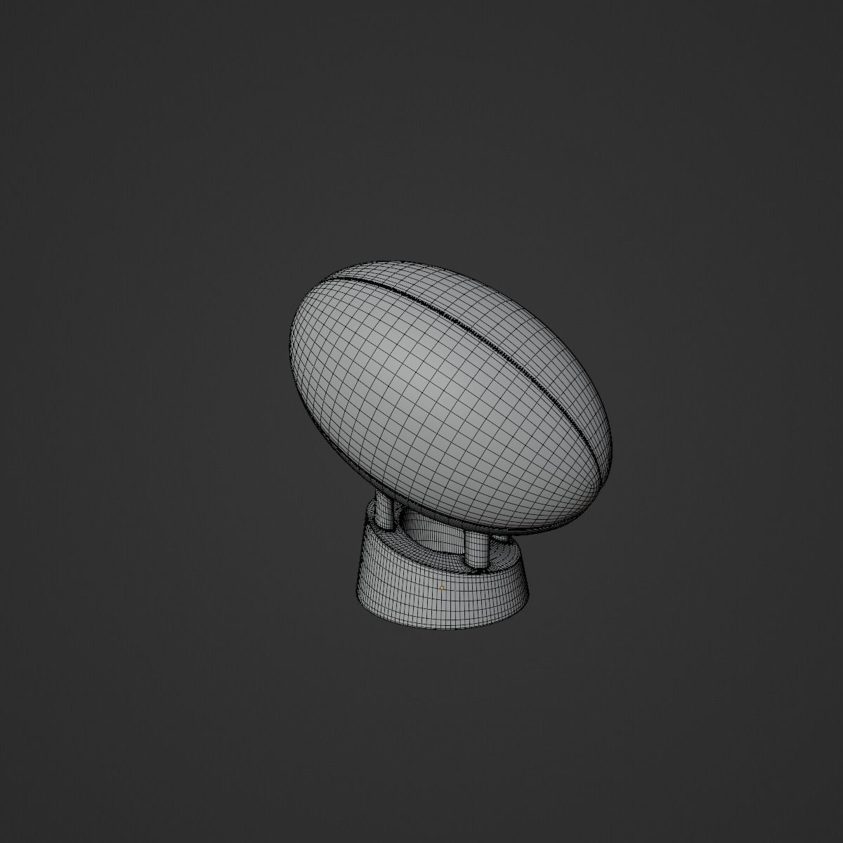 Rugby Ball Free 3D model_6