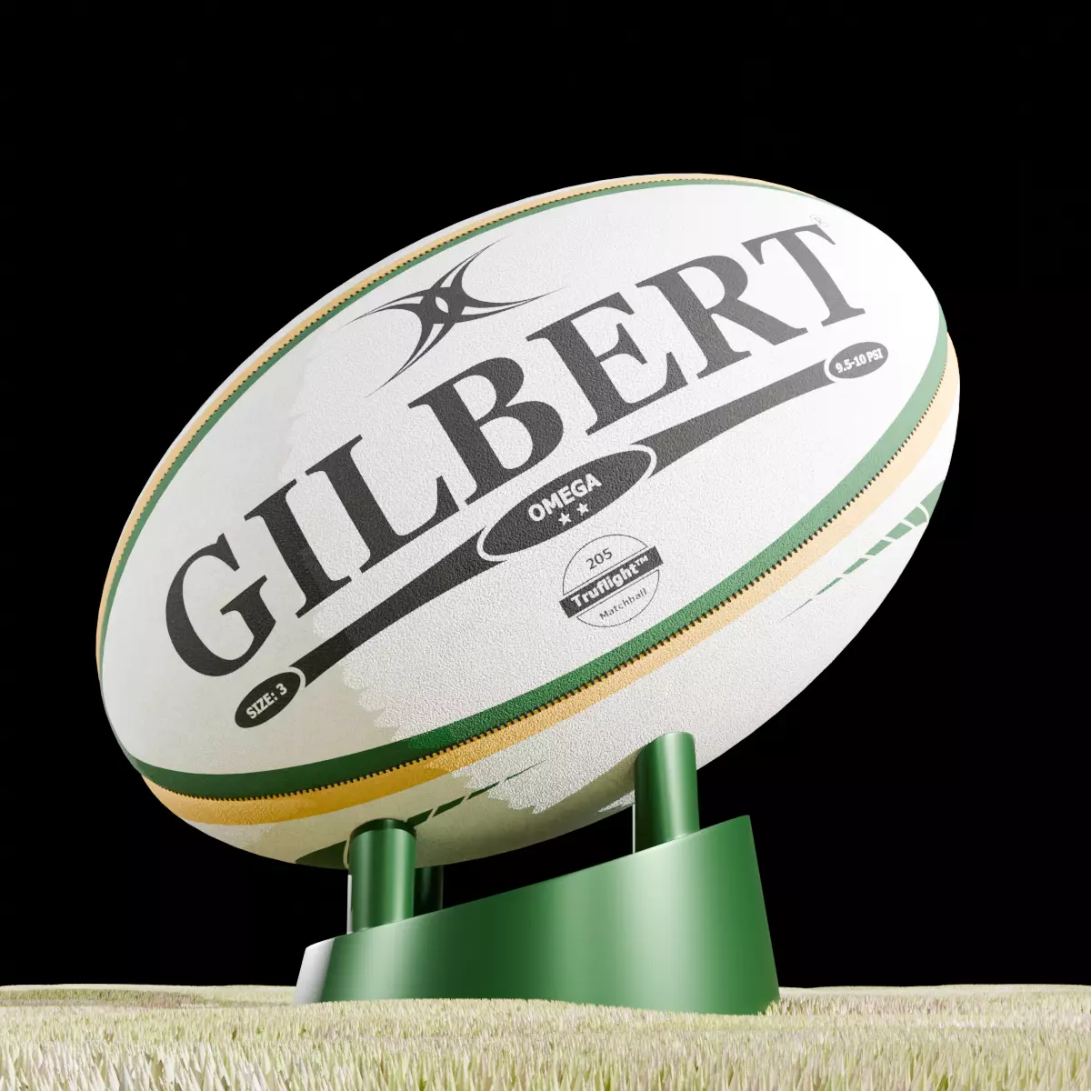 Rugby Ball Free 3D model_0
