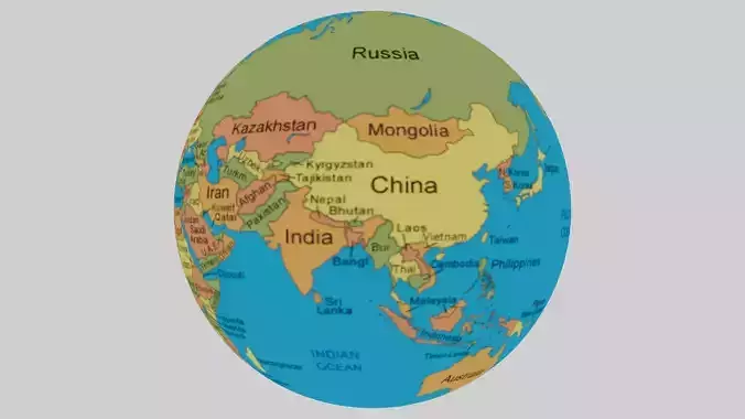 Earth Planet 3D Model