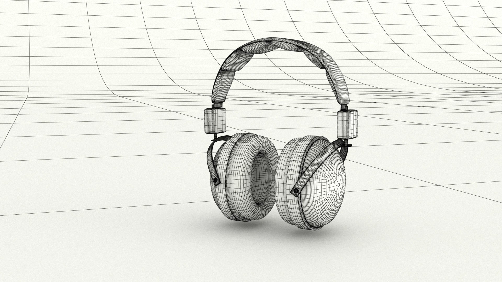 laos Headphones 3D model_7