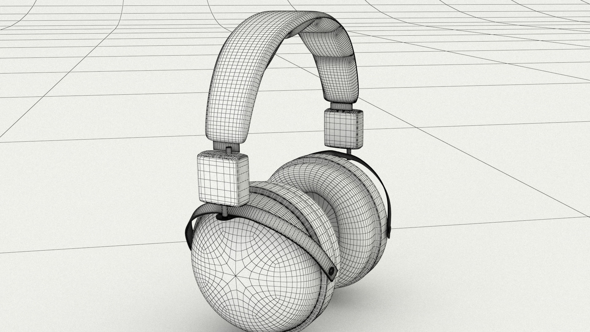 laos Headphones 3D model_8