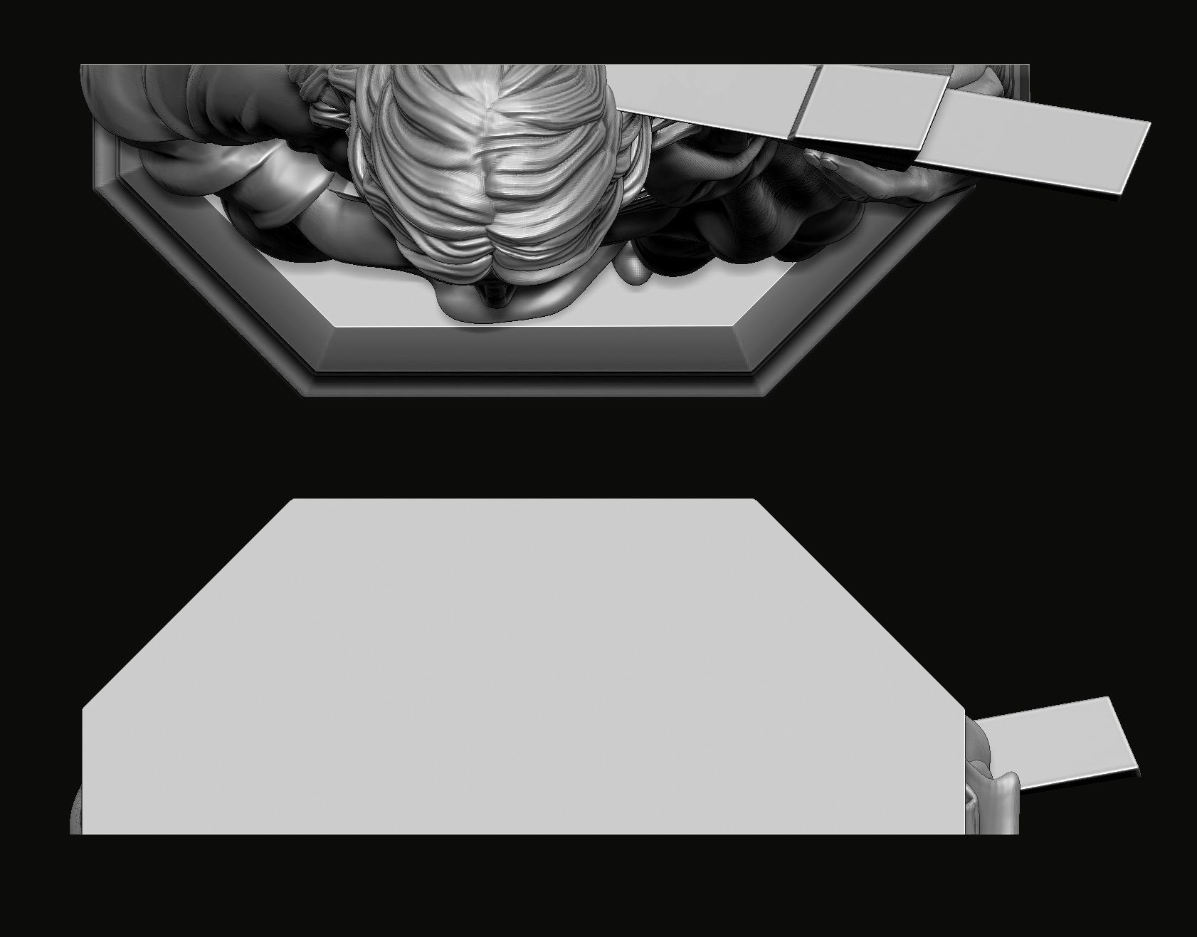 Jesus Relief 3D print model_3