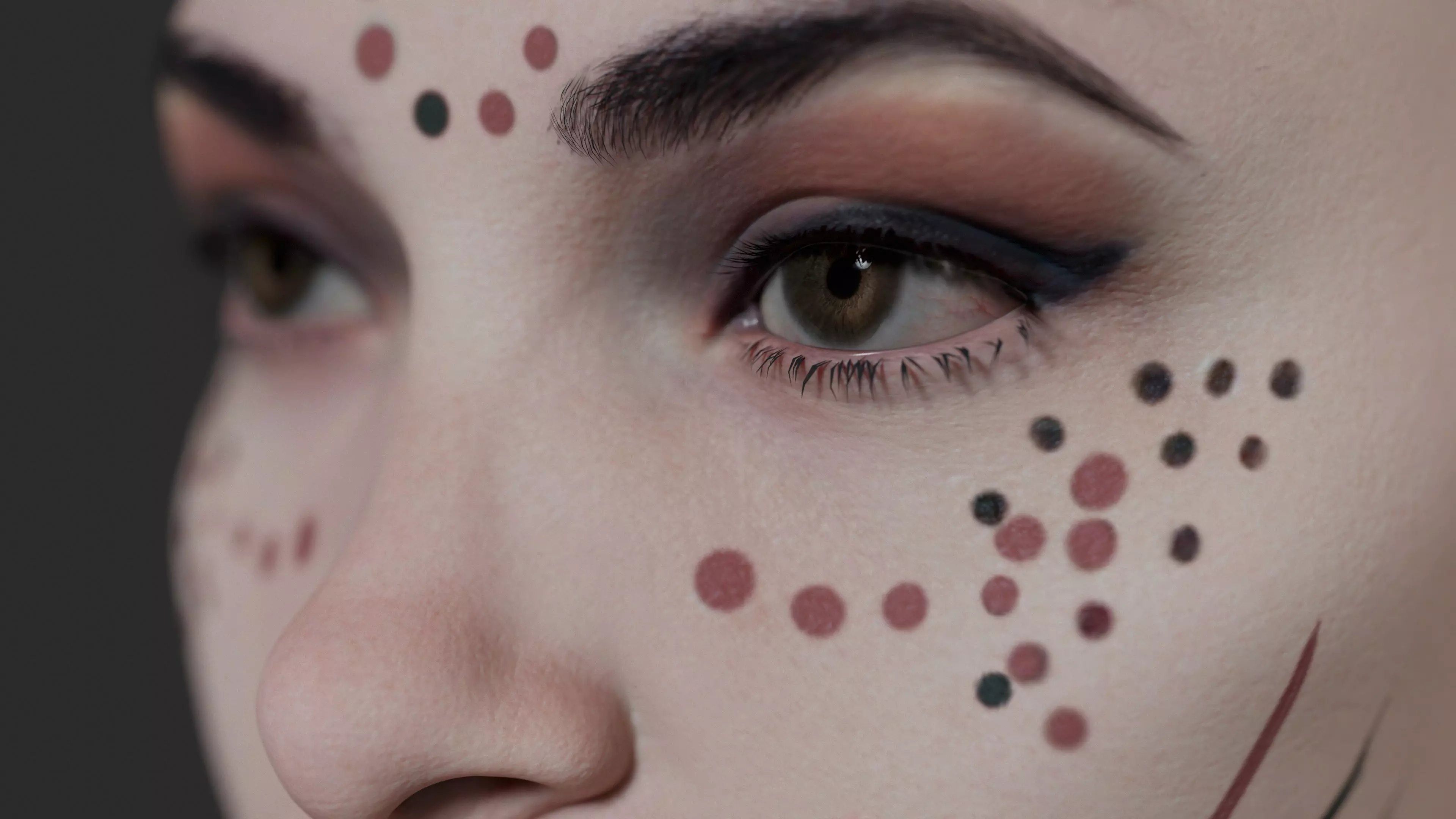 Animation ready Girl head 4 Low-poly 3D model Low-poly 3D model_0