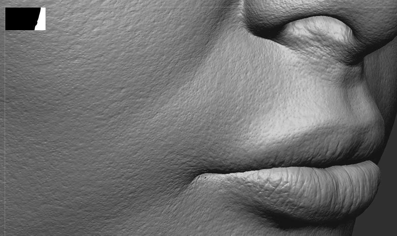 Animation ready Girl head 4 Low-poly 3D model Low-poly 3D model_6