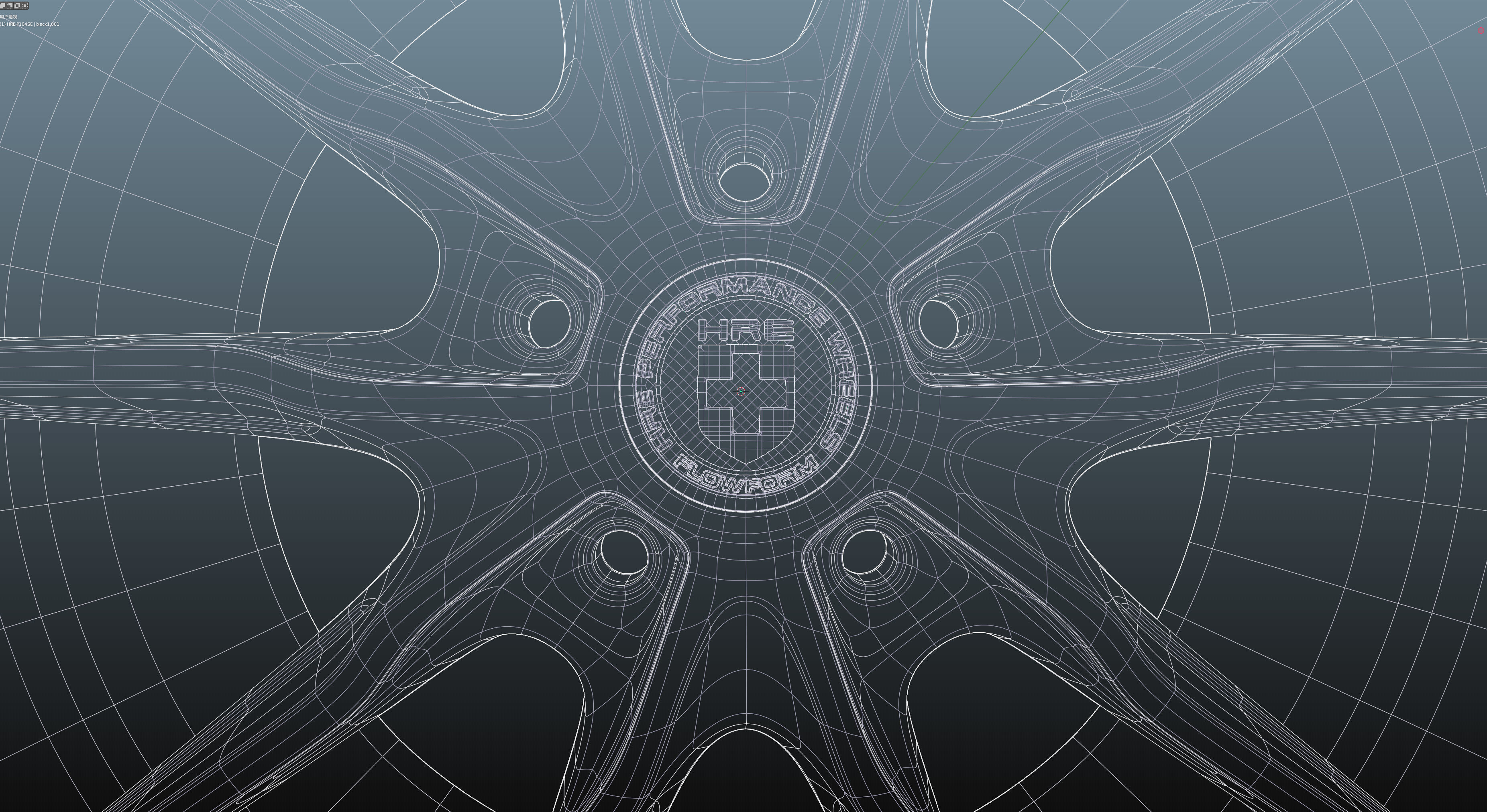 HRE P104SC Low-poly 3D model_21