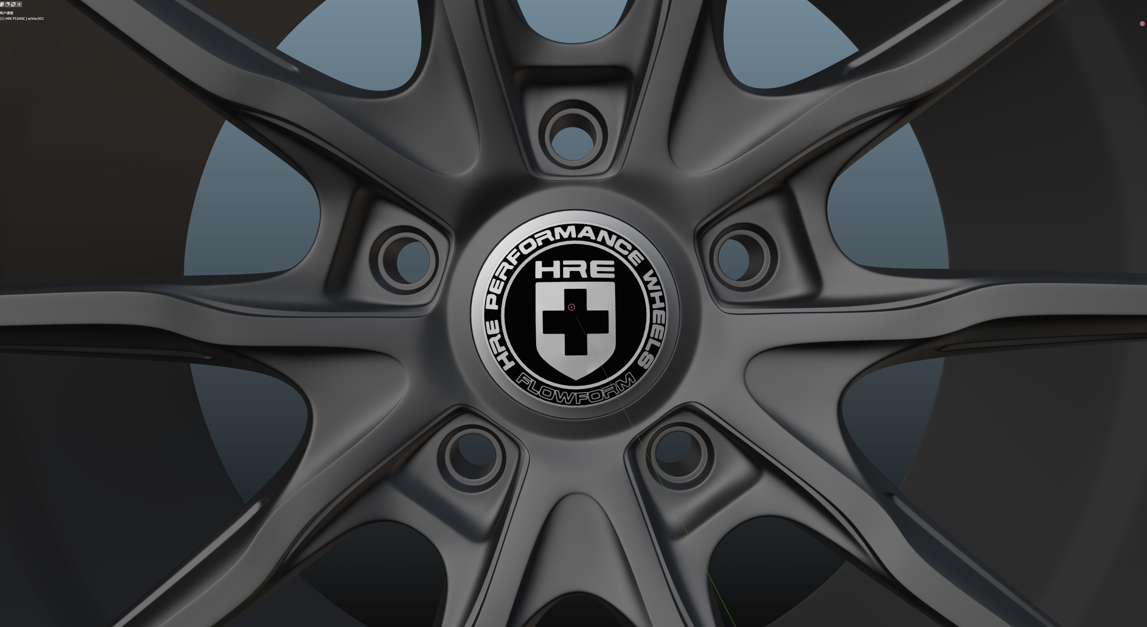 HRE P104SC Low-poly 3D model_15