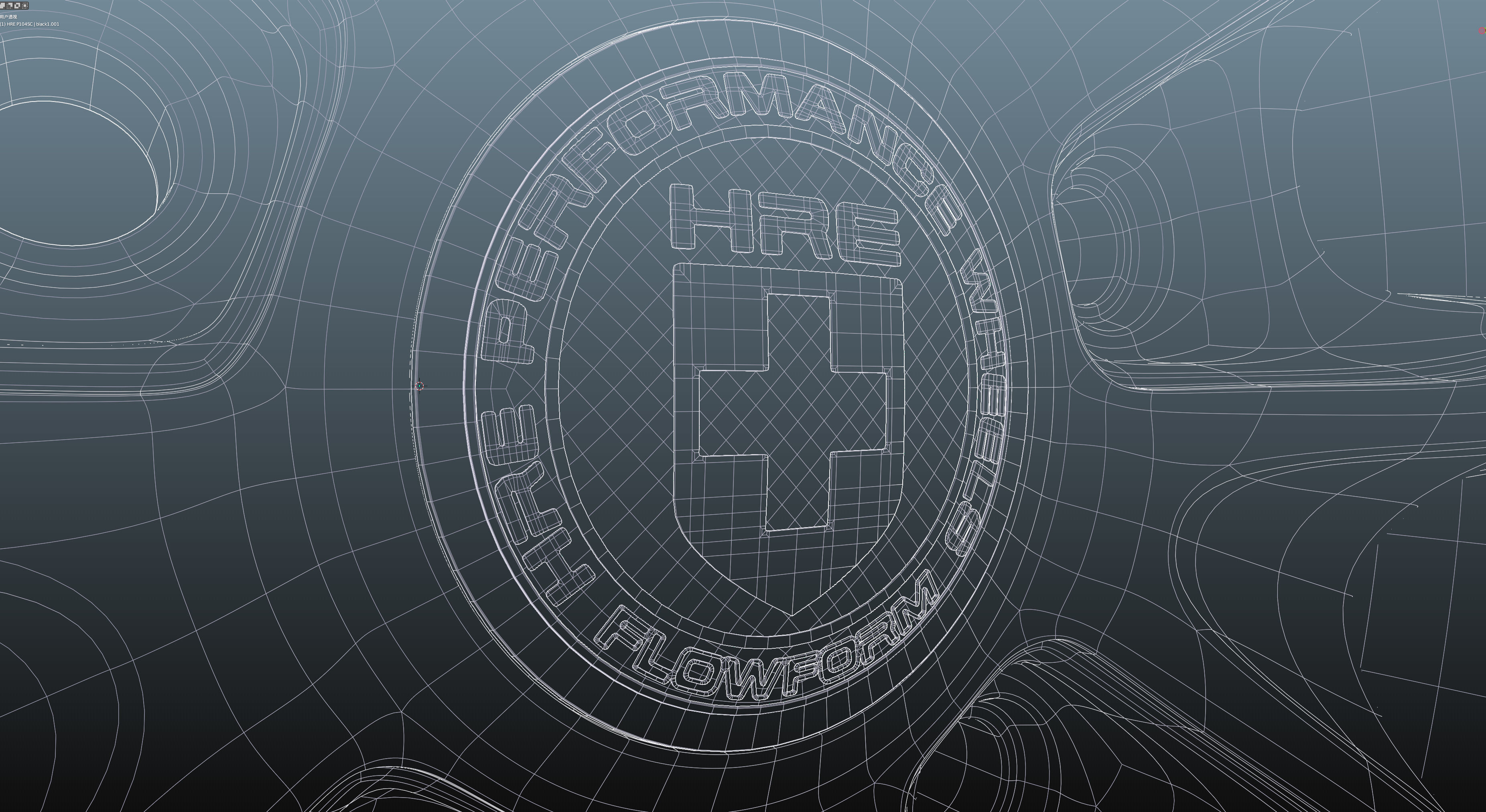 HRE P104SC Low-poly 3D model_22