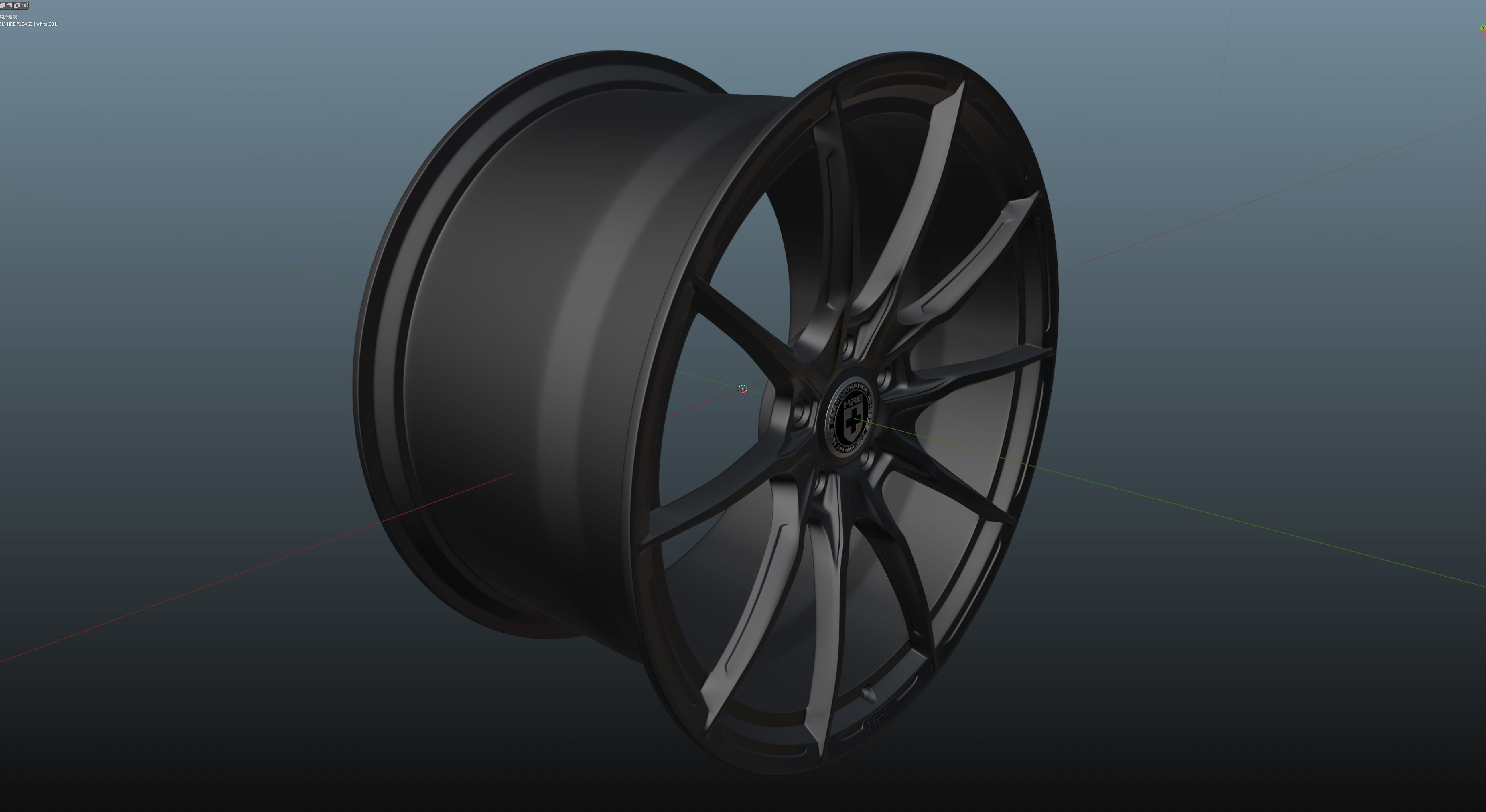 HRE P104SC Low-poly 3D model_10