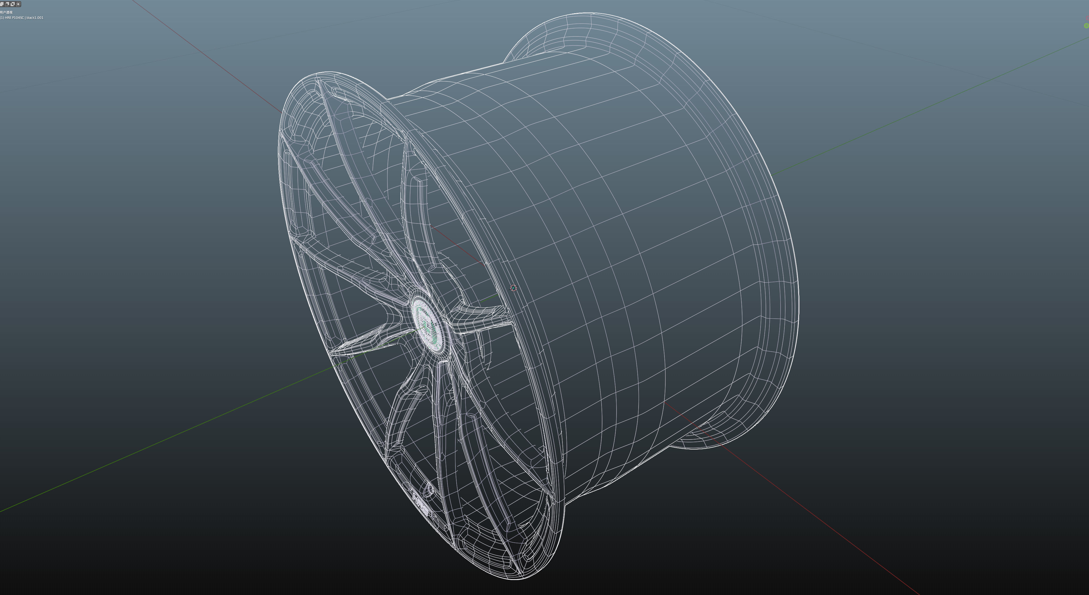 HRE P104SC Low-poly 3D model_18