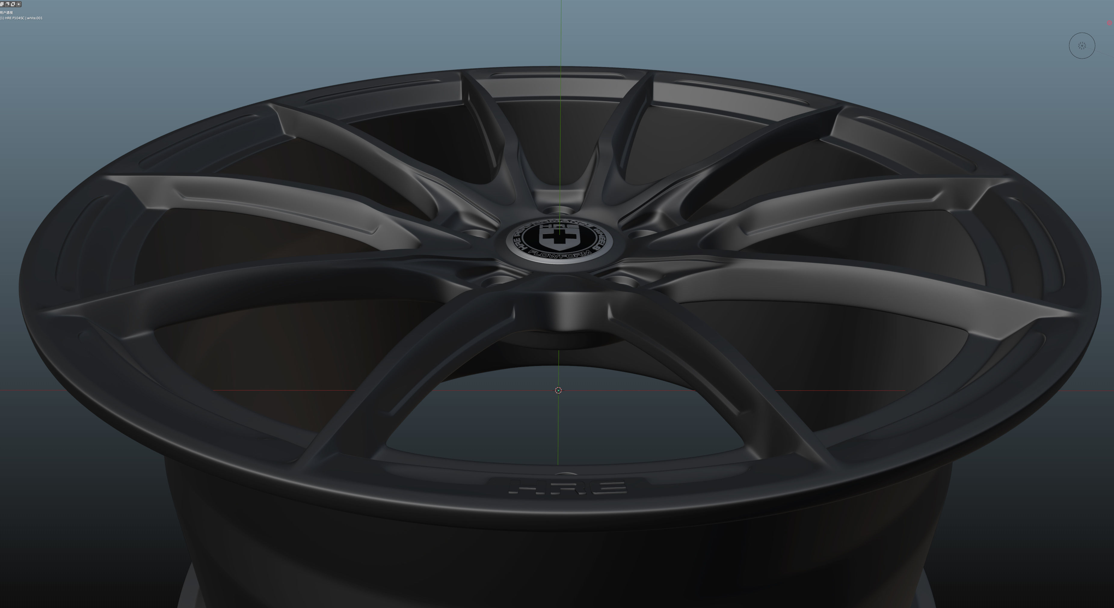 HRE P104SC Low-poly 3D model_13